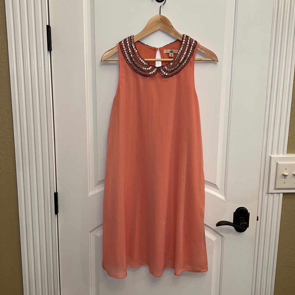 Ya Los Angeles Peach Pretty Dress Size M